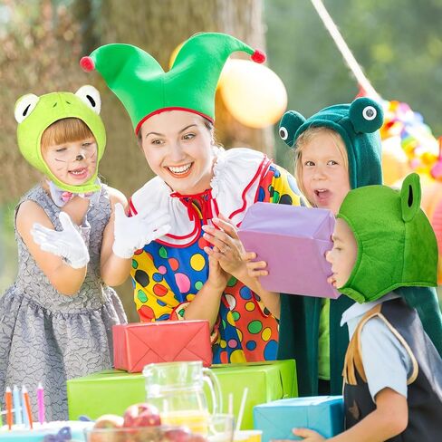 2 PCS Plush Frog Hat ، غطاء وشاح Green Frog ، زي الهالوين لطيفًا ، أذن هالوين ، ضفادع ناعمة من الأقمشة ، قبعة كاملة مضحكة للاستكشاف ، فستان ، هدية الدعائم ، النساء ، الرجال in Saudi Arabia