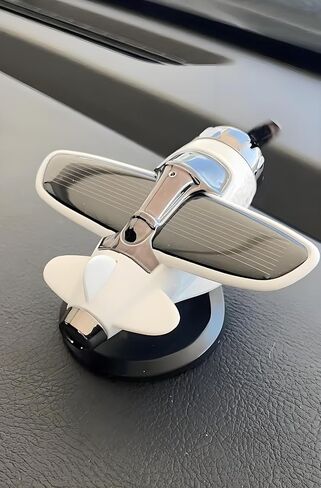 A Solar-Powered, Quiet-Rotation car Ornament relieves Fatigue, boosts Alertness, and adds Driving Fun. Suitable for All Cars, Offices, and Homes. Perfect for Any Sunny spot (Black) in Saudi Arabia