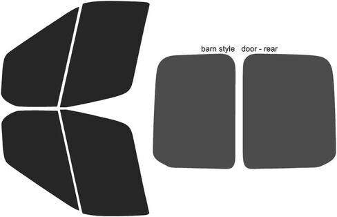The Tint Effect Precut Window Tint Kit Compatible with Ford Transit Cargo Van (2015-2026) 150, 250, 350 Medium & High Roof (Includes: Front Door Window precuts in 15%) Automotive Film in Kuwait