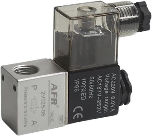 2V025-08 Normally Closed 12V 24V 220V 1/4" BSPT SOLENOID PNEUMAT valve pneumatic(2V025-08 DC12V) in Saudi Arabia