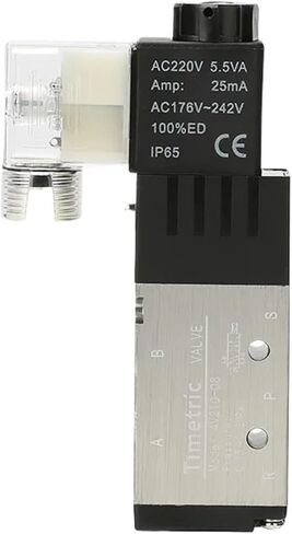 4V210 06 08 Válvula Solenoide De 2 Posições 5 Portas Tem dc24v, dc 12v, ac24v, ac110v, ac220v, AC380V(4V210-08,AC220V) in Saudi Arabia