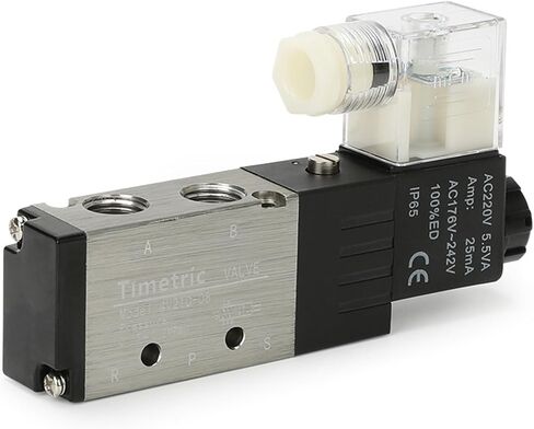 4V210 06 08 Válvula Solenoide De 2 Posições 5 Portas Tem dc24v, dc 12v, ac24v, ac110v, ac220v, AC380V(4V210-08,AC220V) in Saudi Arabia