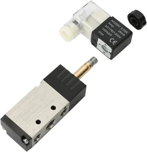 4V210 06 08 Válvula Solenoide De 2 Posições 5 Portas Tem dc24v, dc 12v, ac24v, ac110v, ac220v, AC380V(4V210-08,AC220V) in Saudi Arabia