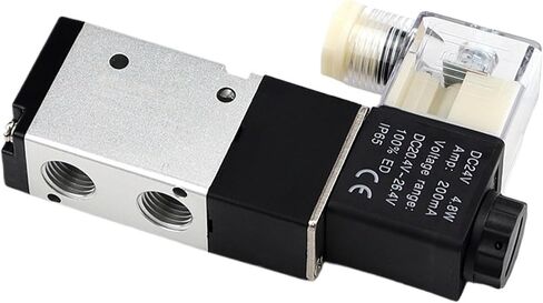 3V110-06 12V 1/8" Solenoid Valve 3 Way Pneumatic Air Control Valve Electric Gas Magnetic Valve Alumium Body(Wire 3v110-06,AC220V) in Saudi Arabia