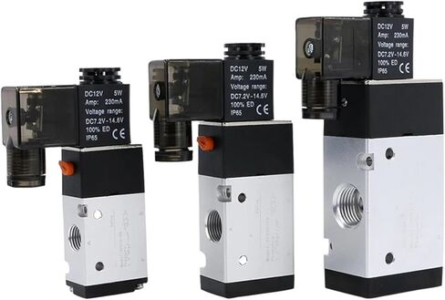 Pneumatic Solenoid Valve 3V210-08 DC12V DC24V AC110V AC220V 3 Way 2 Position Air Directional Control Valve Gas Magnetic Valve(DC24V) in Saudi Arabia