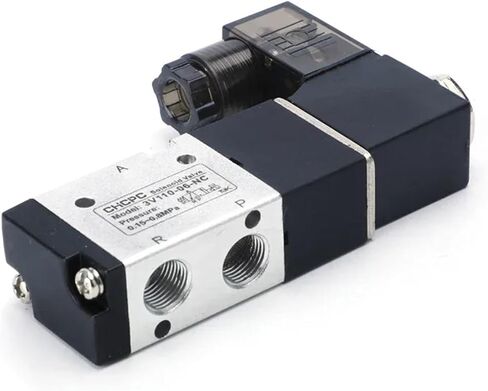 Pneumatic Solenoid Valve 3V210-08 DC12V DC24V AC110V AC220V 3 Way 2 Position Air Directional Control Valve Gas Magnetic Valve(DC24V) in Saudi Arabia