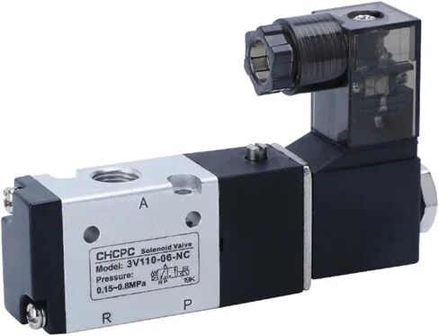 Pneumatic Solenoid Valve 3V210-08 DC12V DC24V AC110V AC220V 3 Way 2 Position Air Directional Control Valve Gas Magnetic Valve(DC24V) in Saudi Arabia