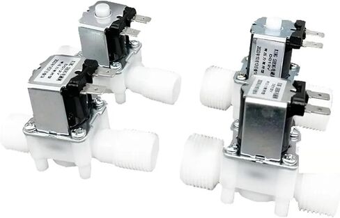 AC 220V 110V DC 12V 24V 1/2 "3/4" ذكور خيط الملف اللولبي صمام التحكم في صمام وحدة التحكم في المياه المفتوحة عادة مفتوحة بشكل طبيعي (1/2 "، AC 110V_NORMARY مغلق) in Saudi Arabia