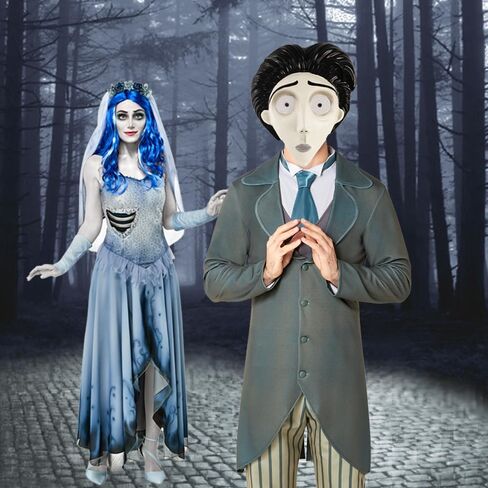 Rubies womens Corpse Bride Emily Costume Dress and Veil in Saudi Arabia