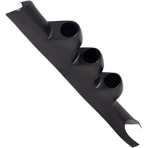 GlowShift Black Triple Pillar Gauge Pod Compatible with Dodge Ram Cummins 1500 2500 3500 2003-2009 - Complete Replacement - ABS Plastic - Mounts (3) 2-1/16" (52mm) Gauges in Kuwait