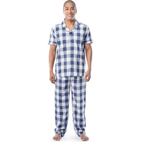 Fruit of the Loom Men's Extra Soft Woven Poplin Pajama Sleep Set in Kuwait