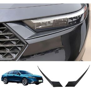 إكسسوارات السيارات الأمامية غطاء الجفن الأمامي تغطية خارجية مناسبة ل Honda Accord 11th 2023 2024 2025 2pcs ABS style chrome in Kuwait