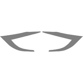 Precut Vinyl Tint Eyelid Overlay for 2006-2008 BMW 3 Series Sedan Headlights (20% Dark Smoke) in Kuwait