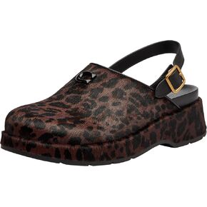 Coach Women’s Sculpted C Platform تسد في طباعة الفهد in Kuwait