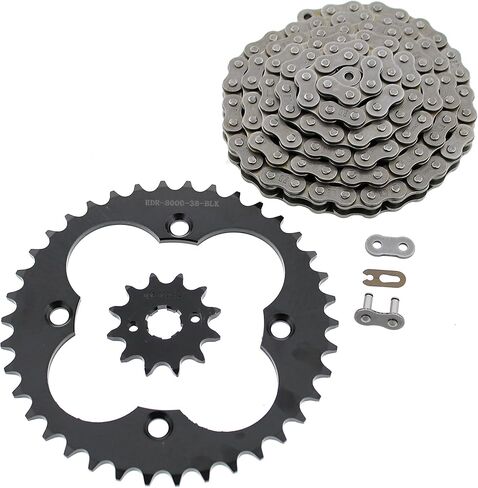 Chain & Black Sprockets fit Honda 300EX TRX300EX 1999-2004 12/38 86L in Saudi Arabia