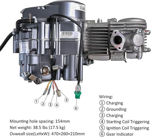 Lifan 150cc 4 Stroke Oil Cooled Racing Engine Motor With Carburetor Wiring Harness Kit for XR50 CRF50 XR CRF 50 70 Dirt Pit Bike Motorcycle in Saudi Arabia