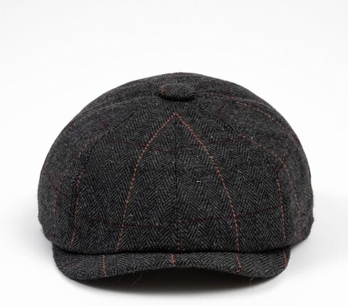 Quanhaigou Newsboy Flat Cap, Men's Vintage Gatsby Ivy Cabbie Hat, Beret Golf Driving Hats in Kuwait