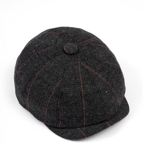 Quanhaigou Newsboy Flat Cap, Men's Vintage Gatsby Ivy Cabbie Hat, Beret Golf Driving Hats in Kuwait