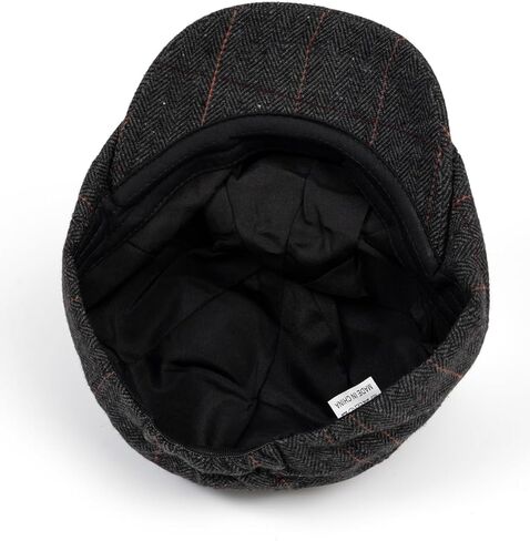 Quanhaigou Newsboy Flat Cap, Men's Vintage Gatsby Ivy Cabbie Hat, Beret Golf Driving Hats in Kuwait