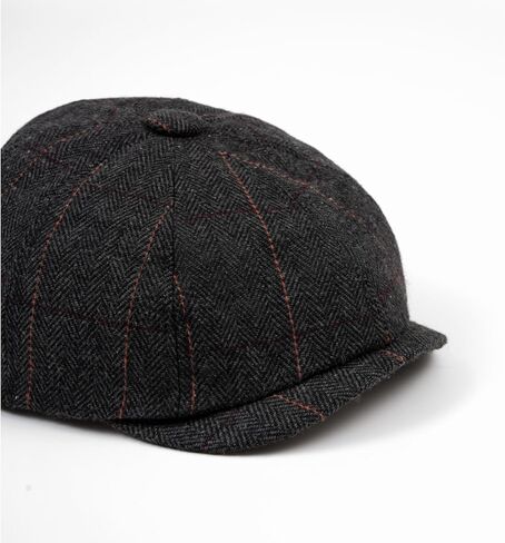 Quanhaigou Newsboy Flat Cap, Men's Vintage Gatsby Ivy Cabbie Hat, Beret Golf Driving Hats in Kuwait