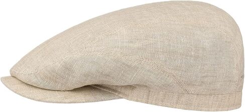 Stetson Belfast Linen Summer Flat Cap Men Portmeal 7 1/8 in Saudi Arabia