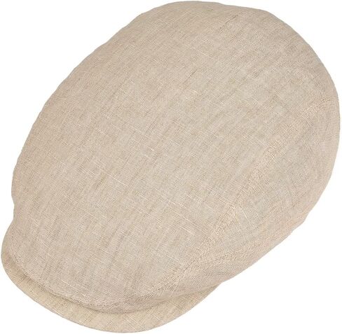 Stetson Belfast Linen Summer Flat Cap Men Portmeal 7 1/8 in Kuwait