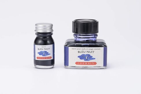 J. Herbin Fountain Pen Ink - 10 ml Bottled - ECLAT de Saphir in Kuwait