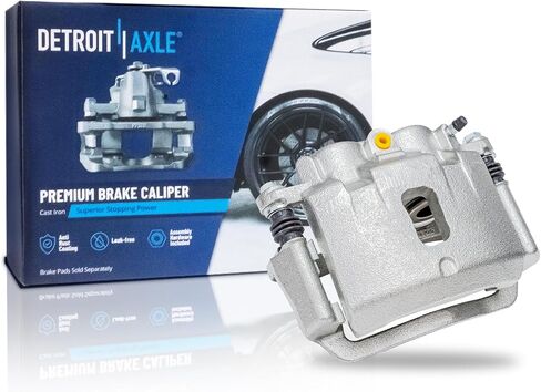 Detroit Axle - Rear Left Brake Caliper for 2003-2020 Chevrolet Express GMC Savana 2500 3500, Driver Side Disc Brake Caliper w/Bracket Replacement in Saudi Arabia