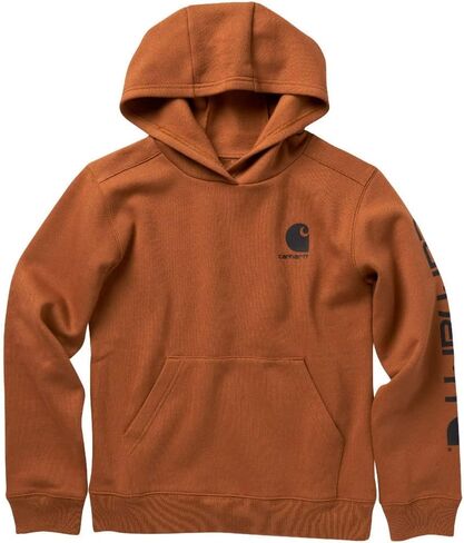 سويت شيرت Carhartt للأطفال CA6549 بأكمام طويلة - للأولاد الكبار - كبير (14/16) - ديب لاجون in Saudi Arabia