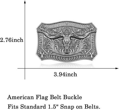 Masop Vogu Western Belt Beal Buckle للرجال ، مشبك حزام Longhorn Longhorn ، رعاة البقر حزمة الأزواج من أجل الجينز in Saudi Arabia