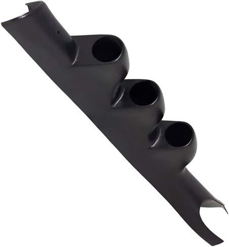 Glowshift Black Triple Plear Gauge Pod متوافق مع Dodge Ram Cummins 1500 2500 3500 2003-2009 - بديل كامل - ABS Plastic - Mounts (3) 2-1/16 "(52 مم) مقاييس in Kuwait