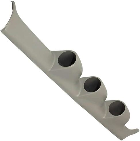 GlowShift Gray Triple Pillar Gauge Pod Compatible with Honda Civic 1996-2000 - Factory Color Matched - ABS Plastic - Mounts (3) 2-1/16" (52mm) Gauges to Vehicle's A-Pillar in Saudi Arabia