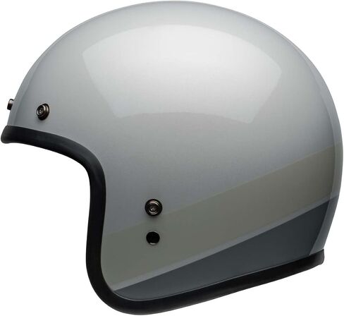 BELL Custom 500 Open-Face Motorcycle Helmet (Gloss Rally Black/Bronze - Medium) in Saudi Arabia