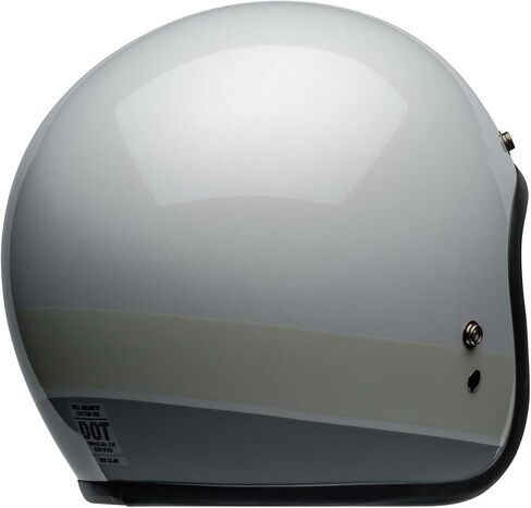BELL Custom 500 Open-Face Motorcycle Helmet (Gloss Rally Black/Bronze - Medium) in Saudi Arabia