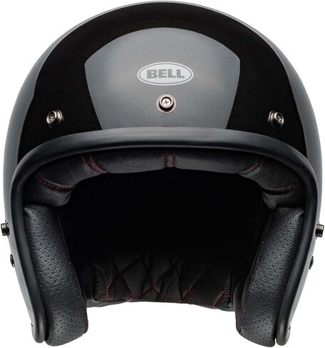 BELL Custom 500 Open-Face Motorcycle Helmet (Gloss Rally Black/Bronze - Medium) in Kuwait