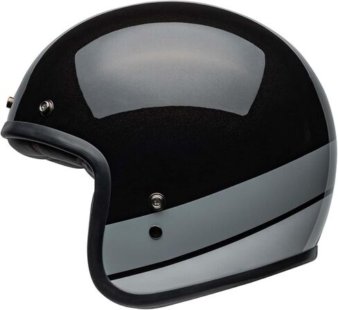 BELL Custom 500 Open-Face Motorcycle Helmet (Gloss Rally Black/Bronze - Medium) in Kuwait