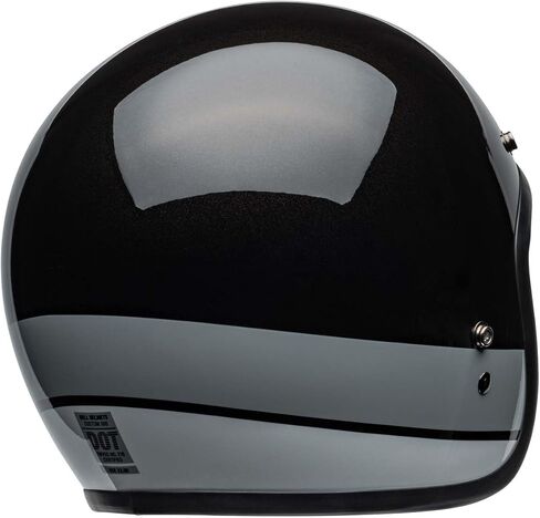 BELL Custom 500 Open-Face Motorcycle Helmet (Gloss Rally Black/Bronze - Medium) in Kuwait