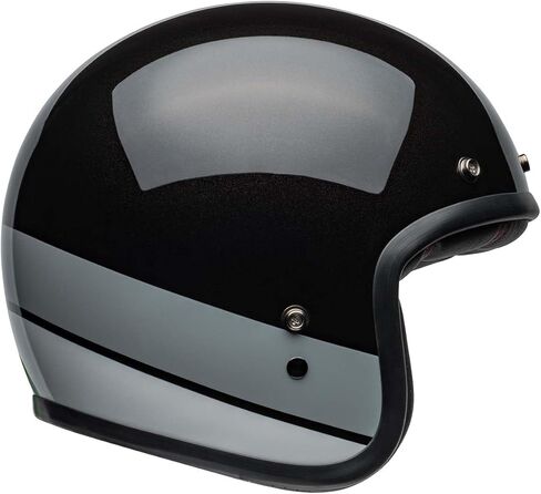 BELL Custom 500 Open-Face Motorcycle Helmet (Gloss Rally Black/Bronze - Medium) in Kuwait