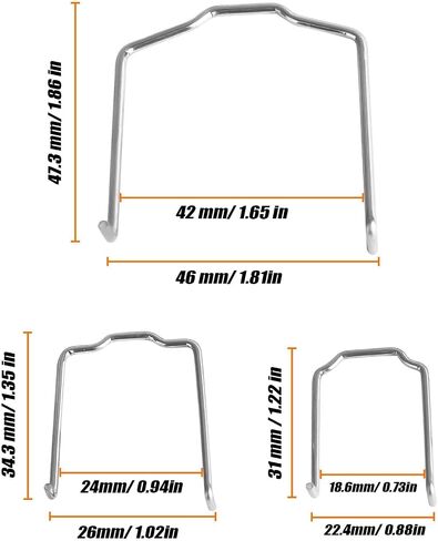 NLQR 3PCS CHOSIATIAR HOSE REPRIATIATIATIATIATIATIATIATIAR ، مناسب لـ BMW E39 E38 E60 E90 ، 745LI ، X5 E46 ، 325I 328I 540I 740IL 740I ، M3 1 مجموعة مصابيح مشبك حذاء مقطع 154 23 ، GJ49 in Kuwait