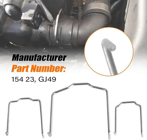 NLQR 3PCS CHOSIATIAR HOSE REPRIATIATIATIATIATIATIATIATIAR ، مناسب لـ BMW E39 E38 E60 E90 ، 745LI ، X5 E46 ، 325I 328I 540I 740IL 740I ، M3 1 مجموعة مصابيح مشبك حذاء مقطع 154 23 ، GJ49 in Kuwait