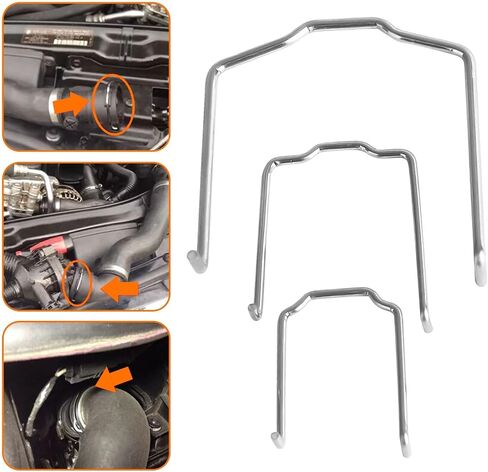 NLQR 3PCS CHOSIATIAR HOSE REPRIATIATIATIATIATIATIATIATIAR ، مناسب لـ BMW E39 E38 E60 E90 ، 745LI ، X5 E46 ، 325I 328I 540I 740IL 740I ، M3 1 مجموعة مصابيح مشبك حذاء مقطع 154 23 ، GJ49 in Kuwait