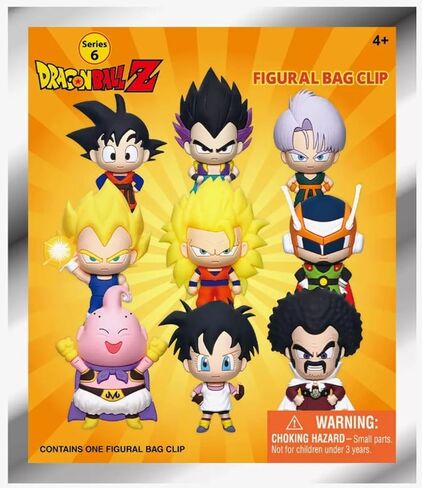 Dragon Ball Z 3D Foam Magnet Figural Keychain Bag Clip Blind Bag - 1 Random in Saudi Arabia