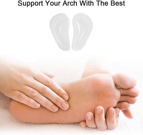 2 PCS ARCH Support Asse insooles للأقدام المسطحة ، منصات قوس الجل ، إدراج حذاء للنساء للنساء. in Saudi Arabia