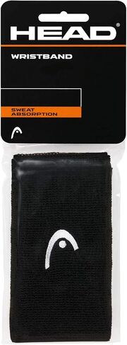 HEAD Cotton Wristband, 5 Inch, Color - Black in Saudi Arabia