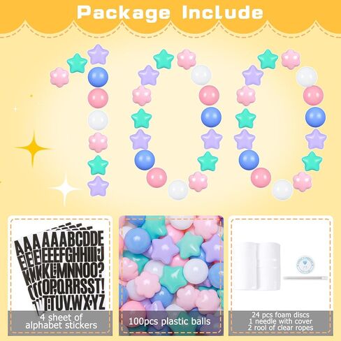 DIY Friendship Bracelet Banner Banner Garland - ثلاثية الأبعاد لمشجعي الموسيقى ديكور عيد ميلاد لعيد الميلاد ، عيد الميلاد ، لوازم الحفلات ، لوازم ديسكو حفلة موسيقية (Pearl Pink Purple) in Saudi Arabia