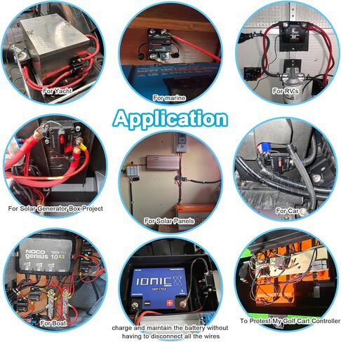 60 Amp Waterproof Circuit Breaker with Manual Reset - for Marine Trolling Motors, Boat, ATV, 12V - 48V DC, Surface Mount in Saudi Arabia