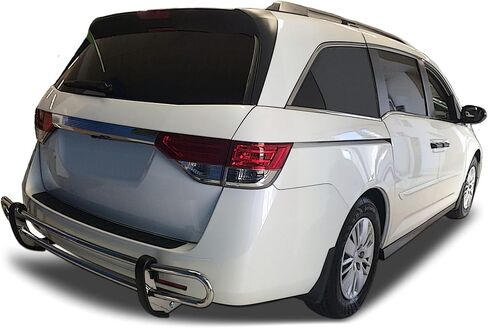 أسود الحصان الخلفي واقي مزدوج أنبوب مقاوم للصدأ من الفولاذ المقاوم للصدأ مع 2004-2017 Honda Odyssey-8HO1SS in Saudi Arabia
