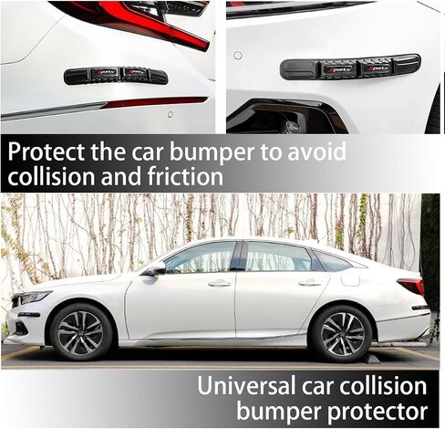 2PCS Car Bumper Guard Strip, Anti-Collision Vehicle Front Rear Protector Trim, Anti Scratch Automotive Patch Bumper Protection Cover Accessories, Universal for SUV Pickup Truck (Style B) in Saudi Arabia