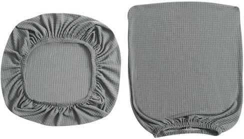 غلاف مقعد المكتب الأسود من Forcheer غطاء مقاوم للماء مقاوم للماء 18 بوصة تمتد Jacquard كرسي كرسي Cushion Slipcover 1 قطعة قابلة للغسل in Kuwait