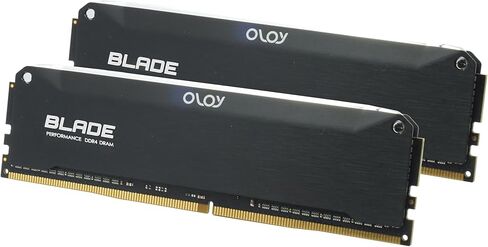 OLOy DDR4 RAM 16GB (2x8GB) Black Hairline Blade 3200 MHz CL16 1.35V 288-Pin Desktop Gaming UDIMM (MD4U0832161BRLDE) in Kuwait
